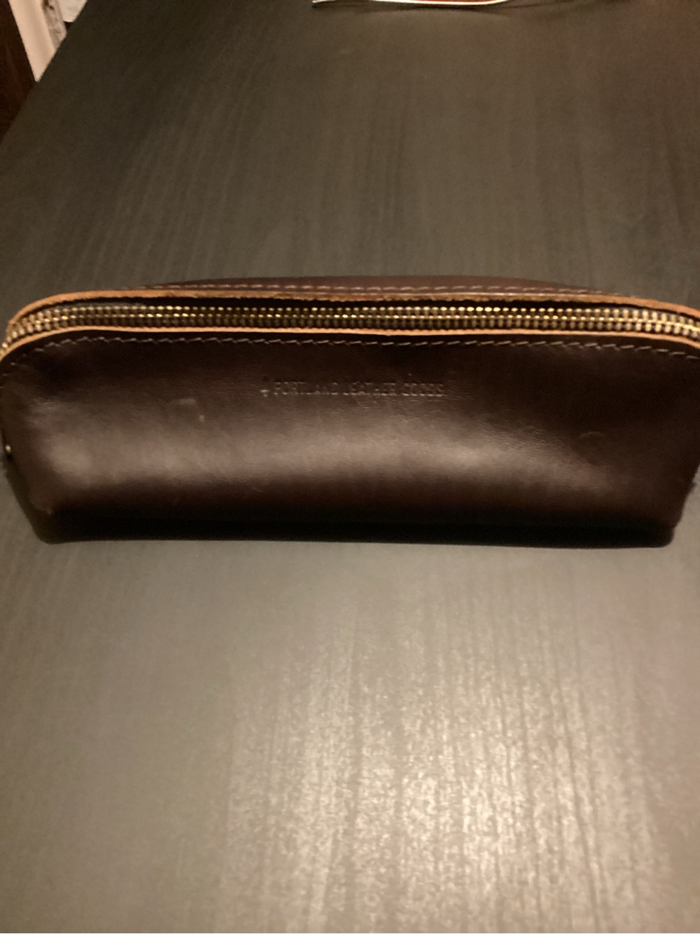 Portland Leather Zipper Pouch